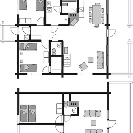 Tahkon Riihiranta - 4 Bedroom By The - Tasokas Tilava Rantamoekki Villa Tahkovuori